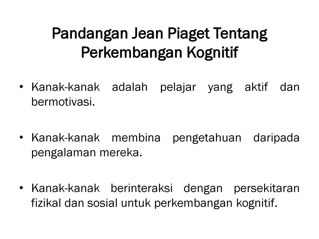 Sesi 6 TEORI KOGNITIF DALAM PEMBELAJARAN ppt download